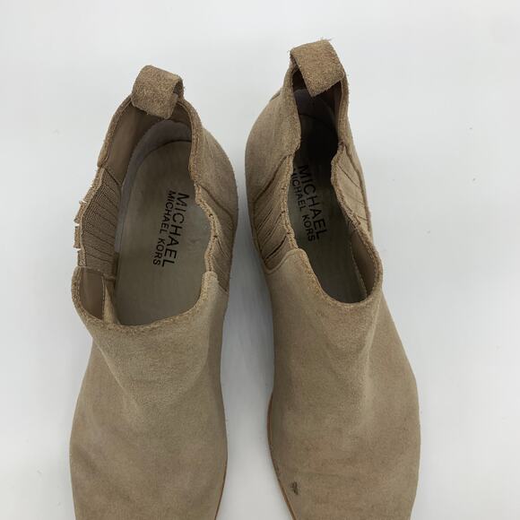 Michael Kors Suede Leather Boots Women Size 9M Ankle Bootie - Picture 13 of 14
